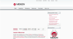 Desktop Screenshot of mekon.de
